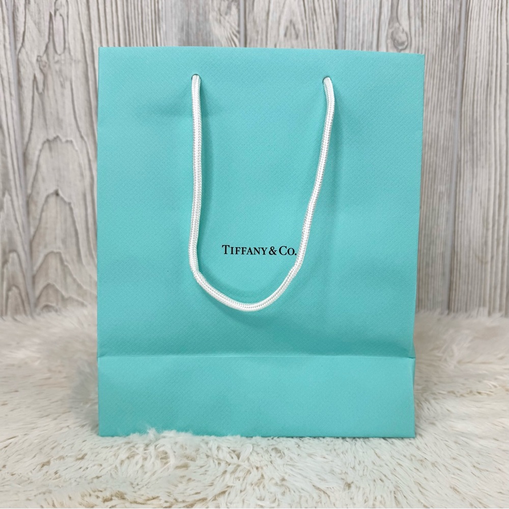SET OF 5 - Tiffany & Co. Blue Iconic Shopping Bag Medium Size 8” x 9.75” NEW